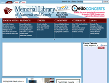 Tablet Screenshot of nazarethlibrary.org